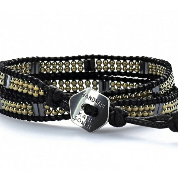 NEW Handmade 2 Wrap Bracelet Choker Katie Soleil - Picture 3 of 5